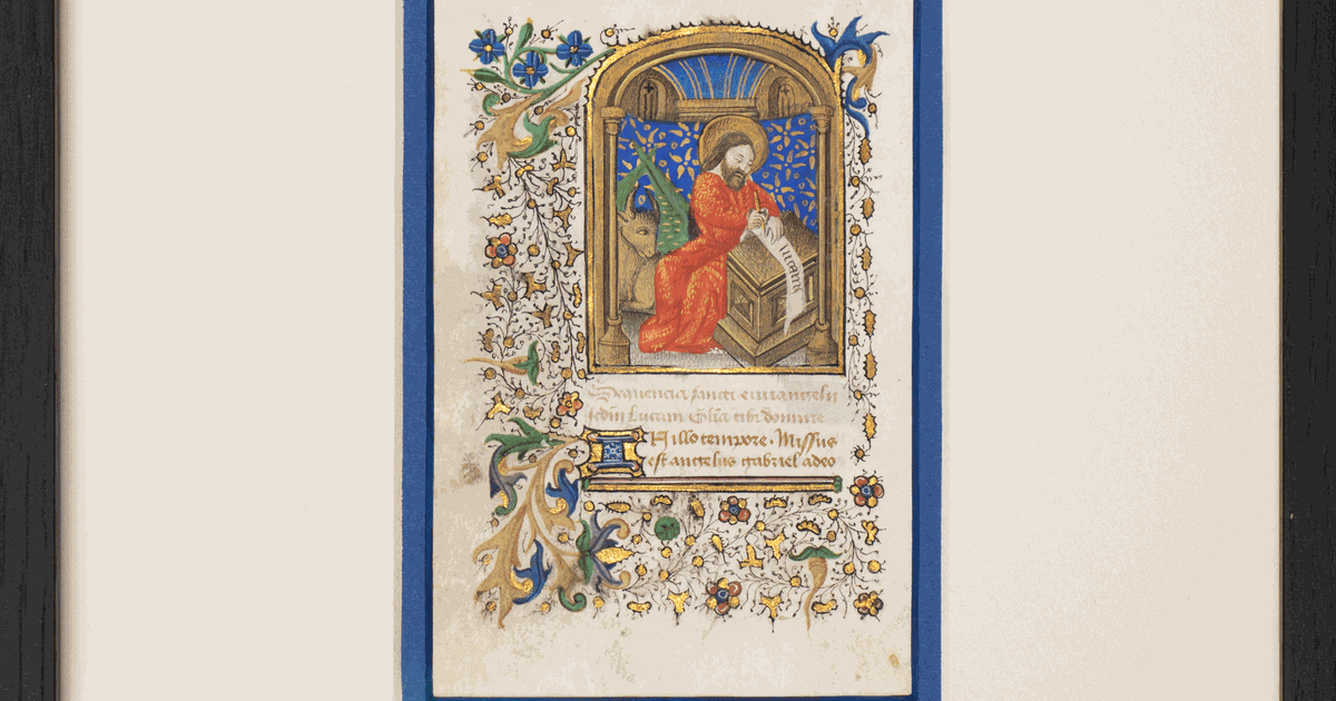 Master of the Vienna Roman de la Rose | Saint Luke Illuminated